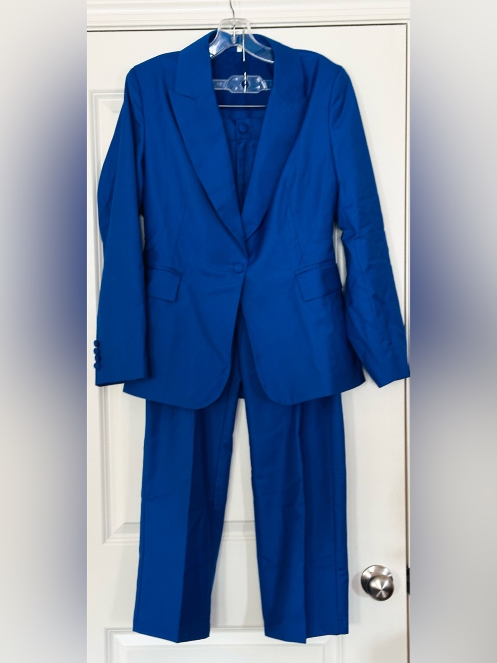 Royal Blue 2 Piece Pant Suit - NWT